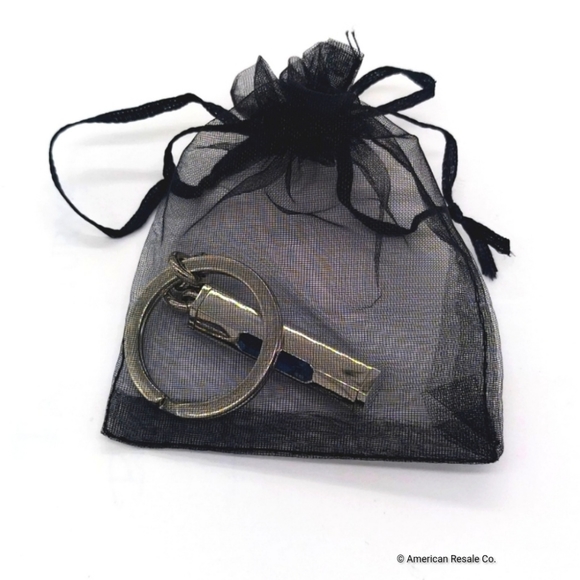 COACH Vintage 3D Level-Stainless Steel Fob Keychain Charm #92090 FATHERS DAY! - Picture 7 of 7